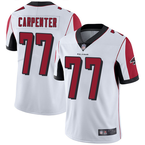 Atlanta Falcons Limited White Men James Carpenter Road Jersey NFL Football #77 Vapor Untouchable